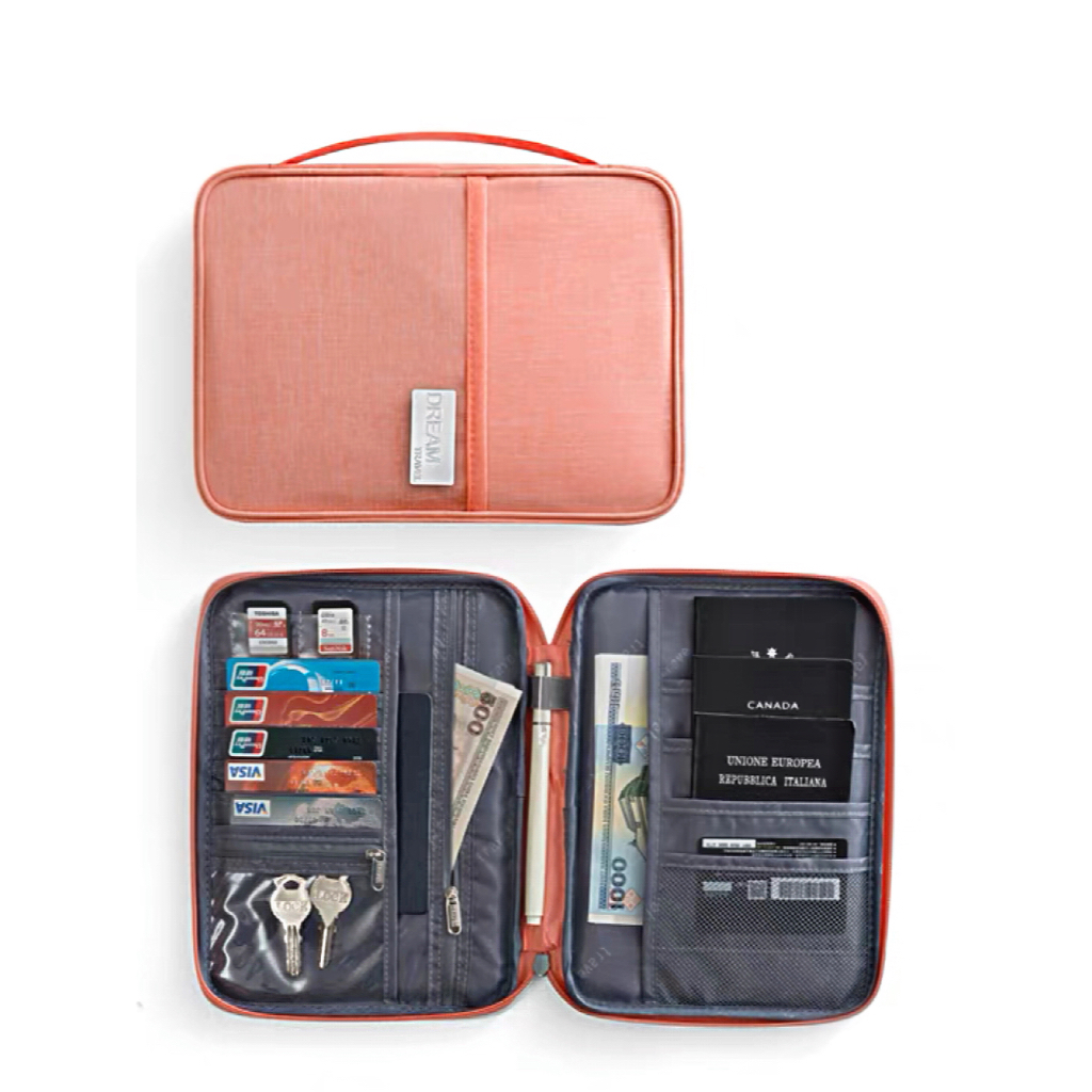 Bolsa De Passaporte / Porta Passaporte / Bolsa De Proteção Impermeável Para Viagem / Documentos