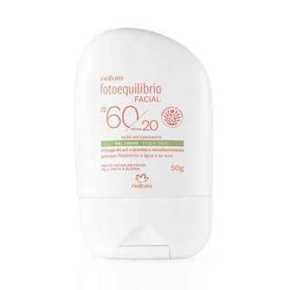 Gel Creme Protetor Pele Oleosa Facial FPS 60/ FPUVA 20