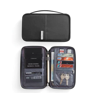 Bolsa De Passaporte / Porta Passaporte / Bolsa De Proteção Impermeável Para Viagem / Documentos