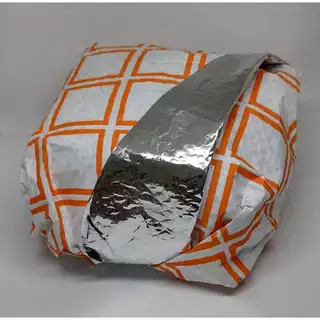 100 papel acoplado térmico 30x38 hamburguer lanches aluminio metalizado laminado
