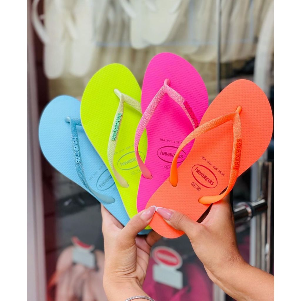 Chinelos havaianas store slim em promoção