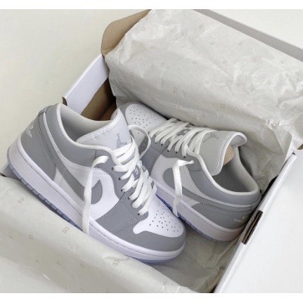 tenis dunk low cano baixo cinza/branco/roxo unissex 34 ao 43