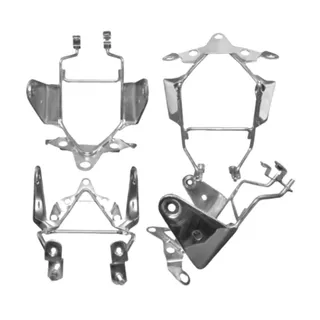 Suporte Aranha De Farol Fan 125 09/10/11/12/13 Cromado