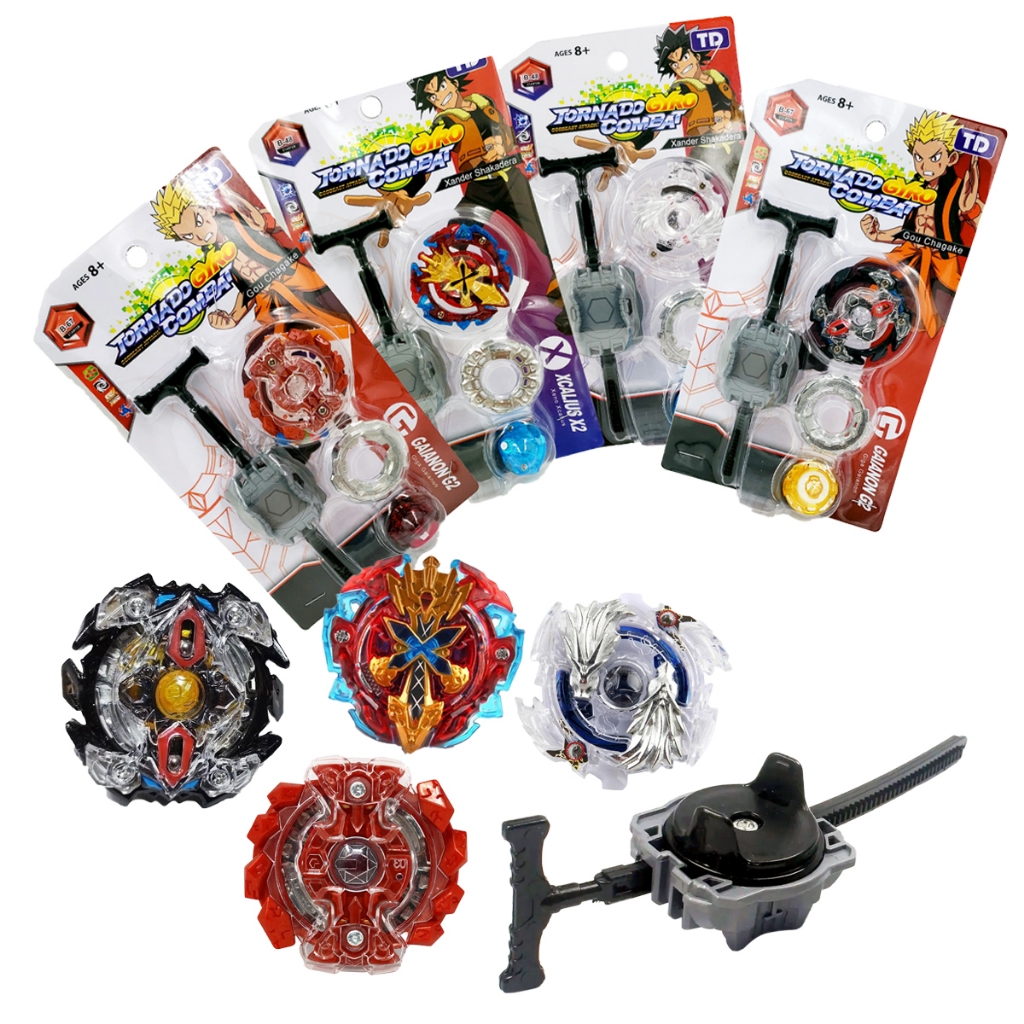 Beyblade Lançador Sparking Burst Superking Rotação Direita Faisca