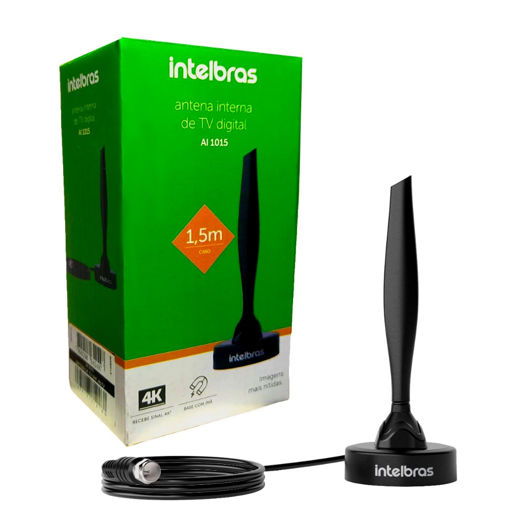 Antena de TV Intelbras HDTV 4K Uhf para uso interno
