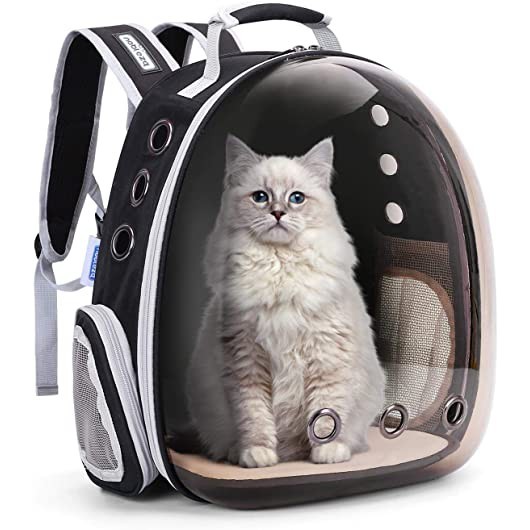 Mochila Pet Cães E Gatos Visão Panorâmica Em Acrílico