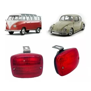 Lanterna luz neblina Parachoque Fusca / Kombi / Brasilia Adaptação acabamento preto escolha cor em Oferta na Shopee