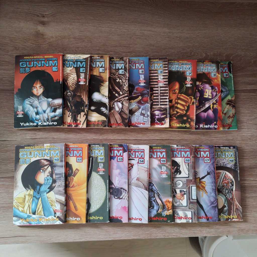 COLEÇÃO COMPLETA GUNM (BATTLE ANGEL ALITA) | Shopee Brasil