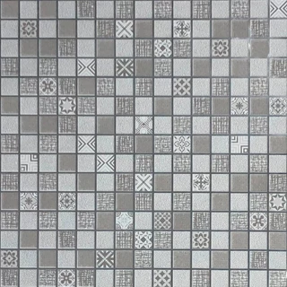 Kit com 12 m de Adesivo Lavável Papel de Parede no Modelo Azulejo Moderno Cozinha 10 Rolos