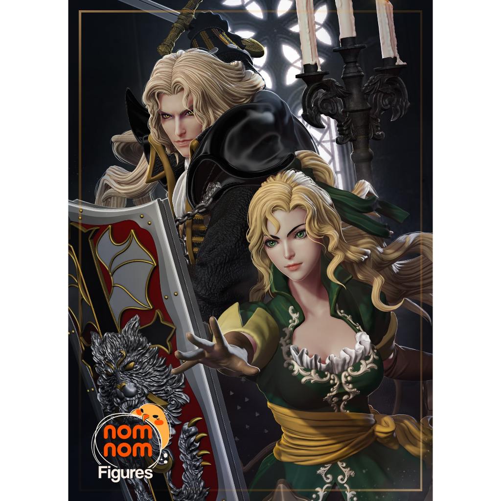 Action Figure - Busto - Castlevania - Alucard - Maria - SOTN - Symphony of the Night - Castlevania Netflix