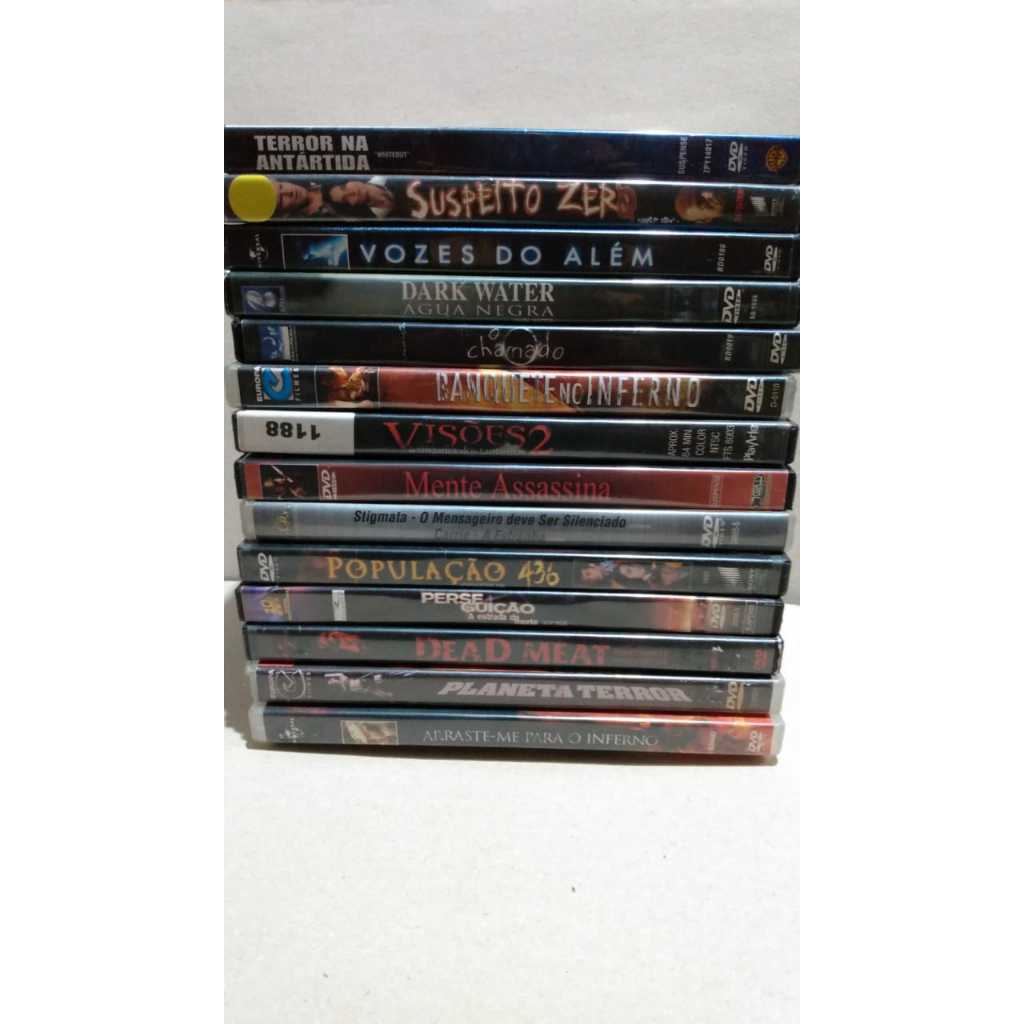 Coleção Nightmare on Elm Street - Conjunto de DVD Freddy e Lote de Filmes  Cult de Terror