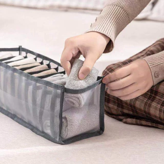 Colmeia Organizadora Para Gavetas Divisórias Para Sutiã Cueca Calcinha Meias 7 Espaços
