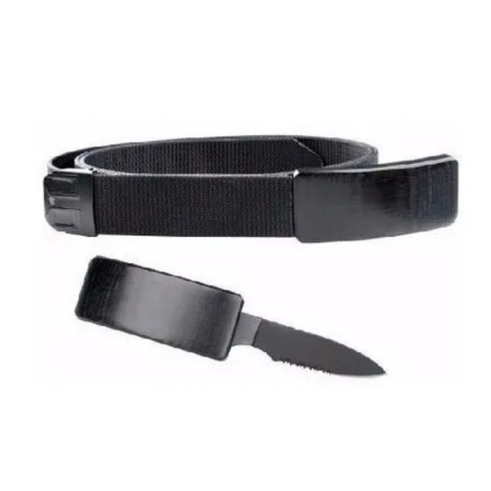 Cinto Tático Canivete Com Faca Oculta Na Fivela