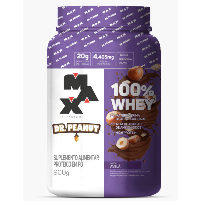 Whey 100% Dr. Peanut Edição Especial – Max Titanium