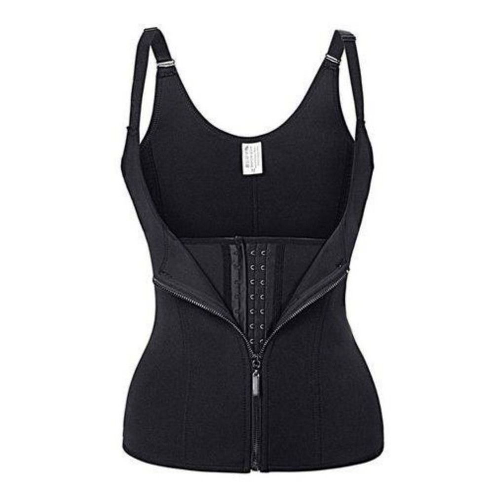 Colete de látex Corset Cintura Treinador Corpo Shaper Barriga Emagrecendo  Bainha Colombiana Cintas de Aço Aço Modelo Strap Women Shapewear