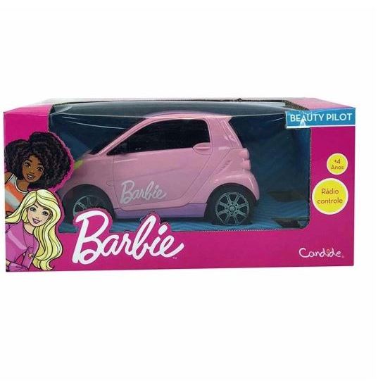 Carrinho Controle Remoto Barbie Glamour Flip - Candide 1851