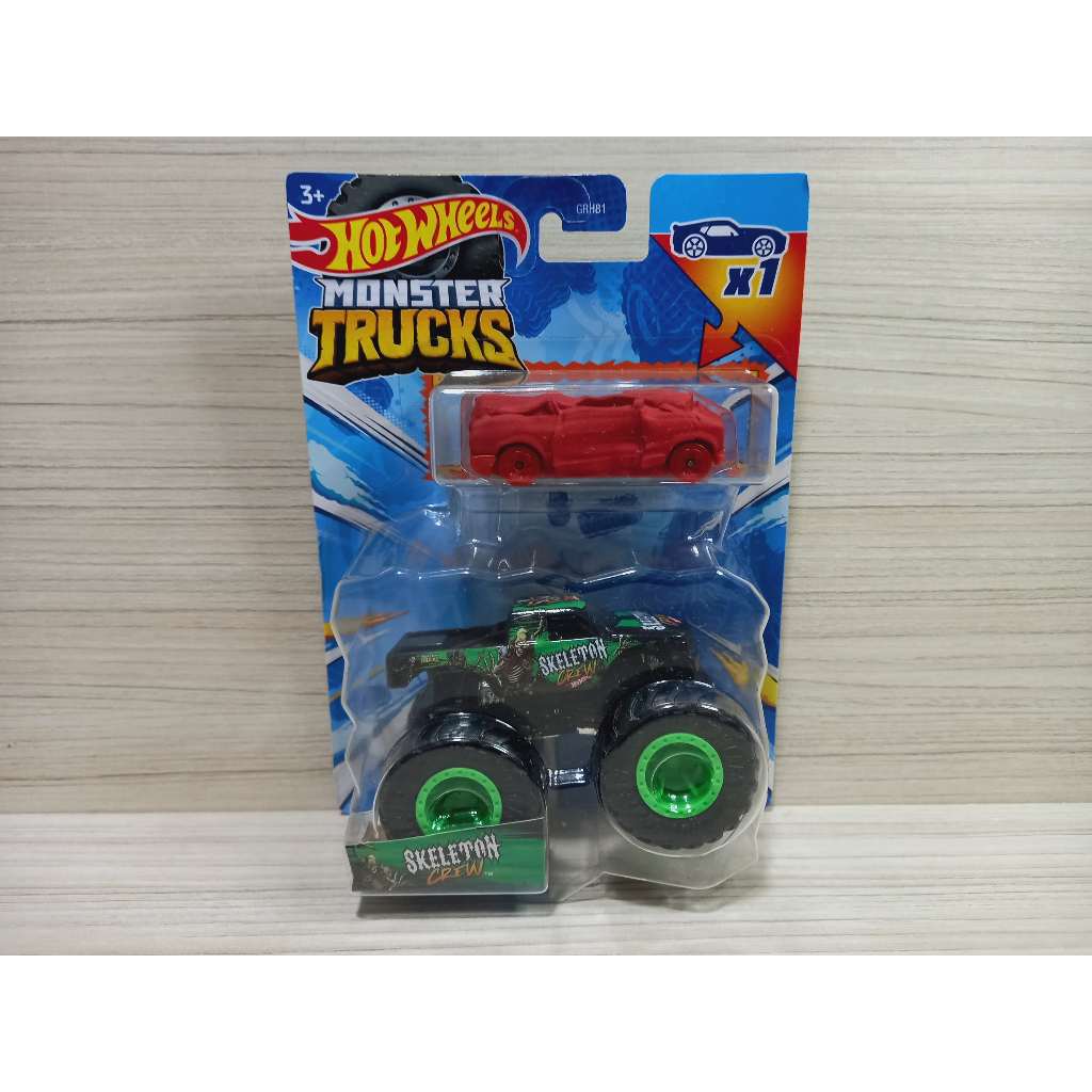 Pista Mattel Hot Wheels Monster Trucks Brilha No Escuro - HBN02