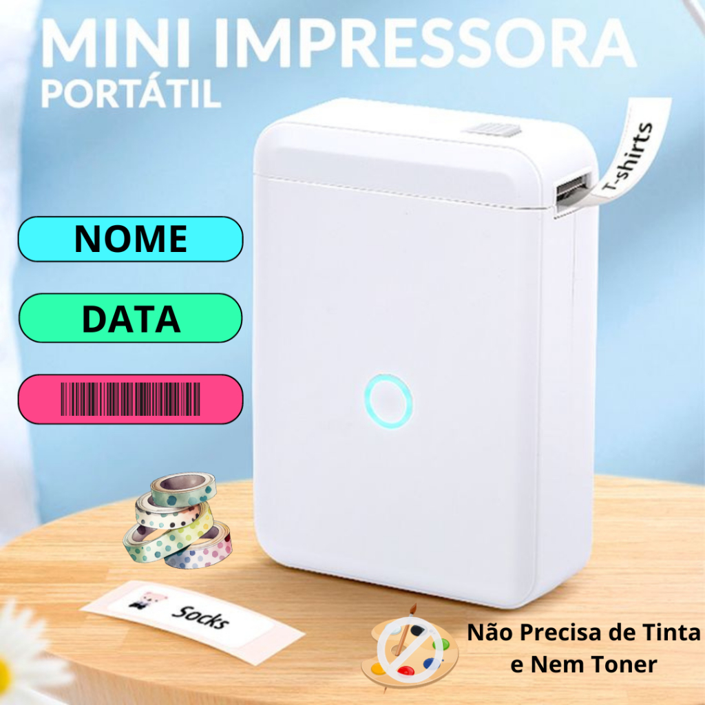 Etiquetadora Port Til T Rmica Mini Impressora Bluetooth E Wifi Modelo Niimbot D Shopee Brasil