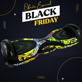 Hoverboard Overboard da Barbie Infantil 6,5 Com Alça E Som Bluetooth Led Colorido