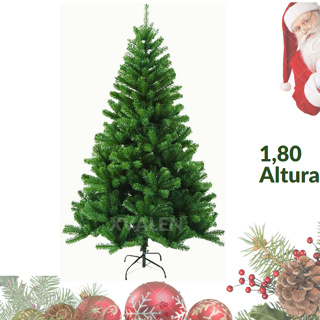 Arvore De Natal Branca 1,80 Metros 320 Galhos Pinheiro Luxo