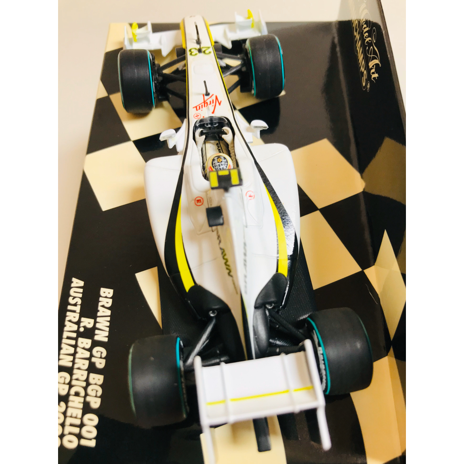 Miniatura Minichamps Brawn GP BGP 001 - Rubens Barrichello Miniatura Minichamps Brawn GP BGP 001 - Rubens Barrichello
