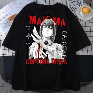 Camiseta Camisa Chainsaw Man Anjo Denji Demônio Motosserra