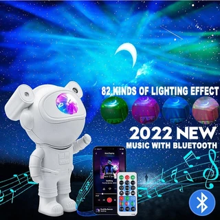 Astronauta YY040 Galaxy Projetor Noite Luz Céu Estrelado Estrela USB LED Lâmpada Do Quarto Com Controle Remoto