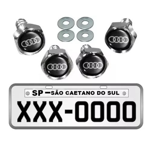 Kit 4 Parafuso Placa Emblema Audi Sportback A1 A3 A4 A5