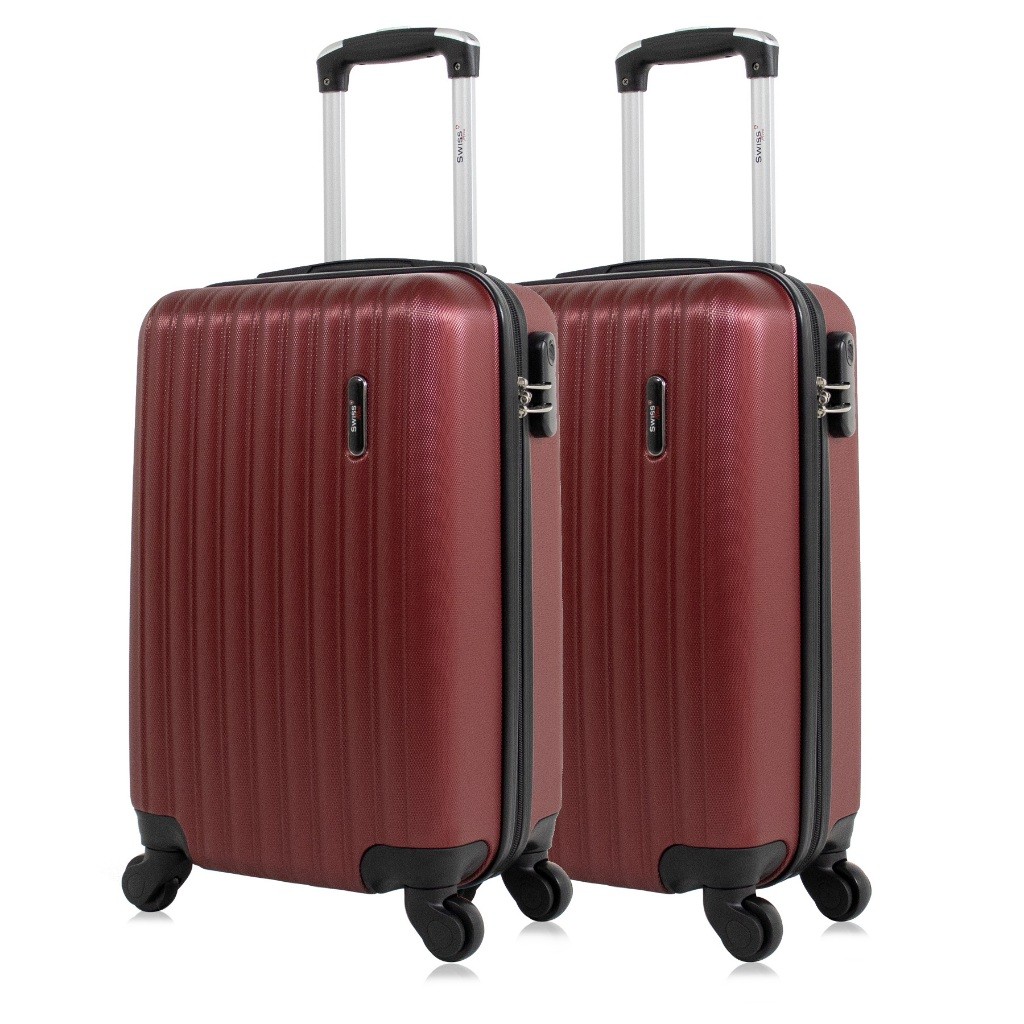 Malas de Viagem 2 peças Londres Vinho Swiss Move