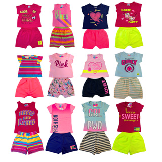 Conjunto Feminina Barbie Girl Kit Roupas De Luxo Juvenil Blogueirinha