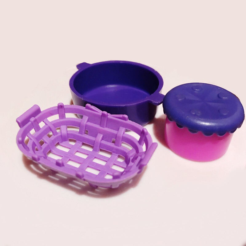 Kit Acessórios De Cozinha Para Boneca Barbie 33 Peças Miniaturas Jogo  Pratos Cumbucas Tigelas Bandejas Comida Rement