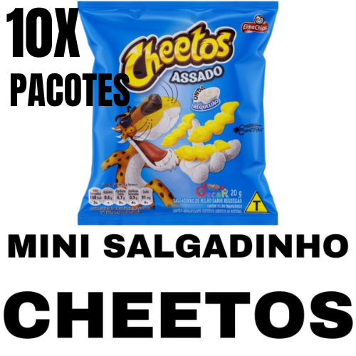 Salgadinho De Milho Onda Requeijão Elma Chips Cheetos Pacote 230G