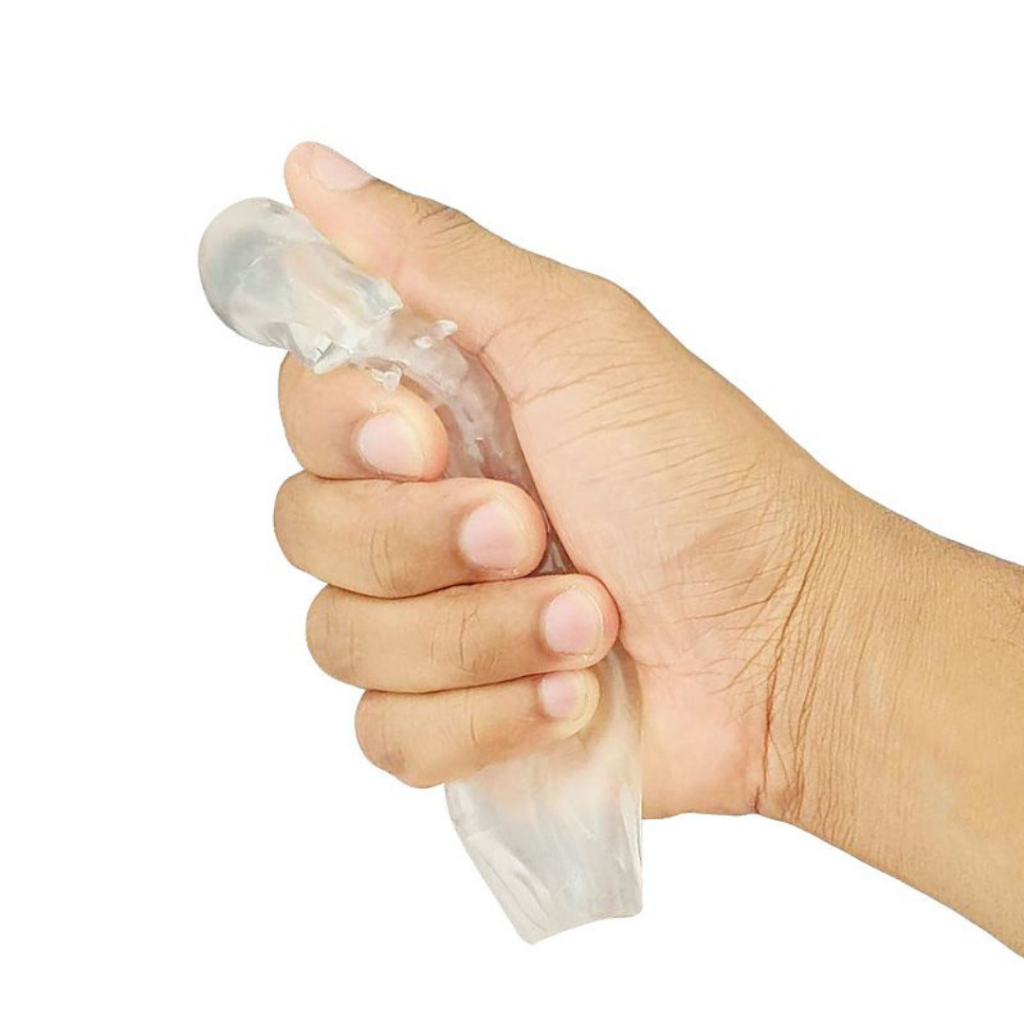 Preservativo Lavavel que Aumenta a Parte Intima do Homem e o Prazer Feminino Macio e Flexivel Reutilizavel