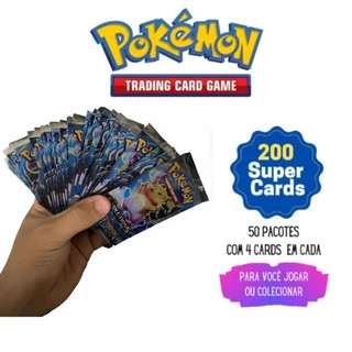 Kit 200 Cards Pokemon