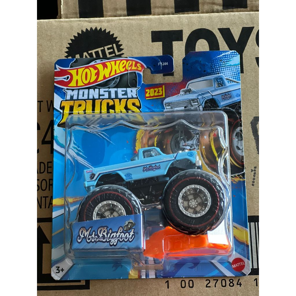 Hot Wheels Monster Trucks Bigfoot Azul - Mattel