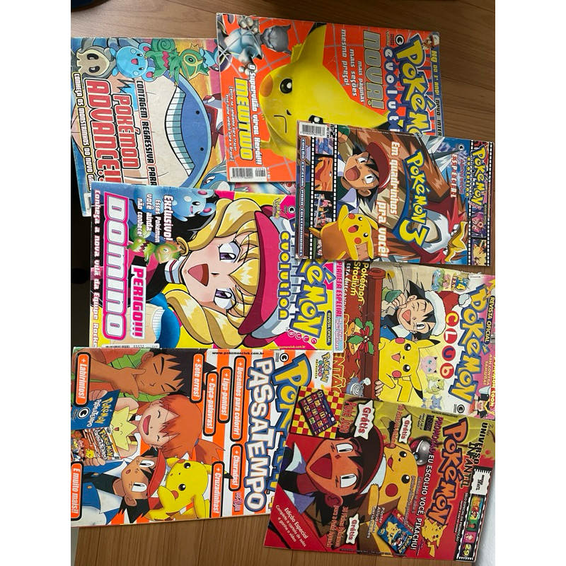 Revistas Pokémon evolution, club, passatempo