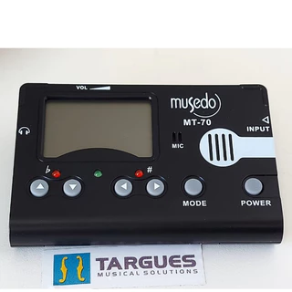 AFINADOR CROMÁTICO METRONÔMO 3X1 MT-70 MUSEDO
