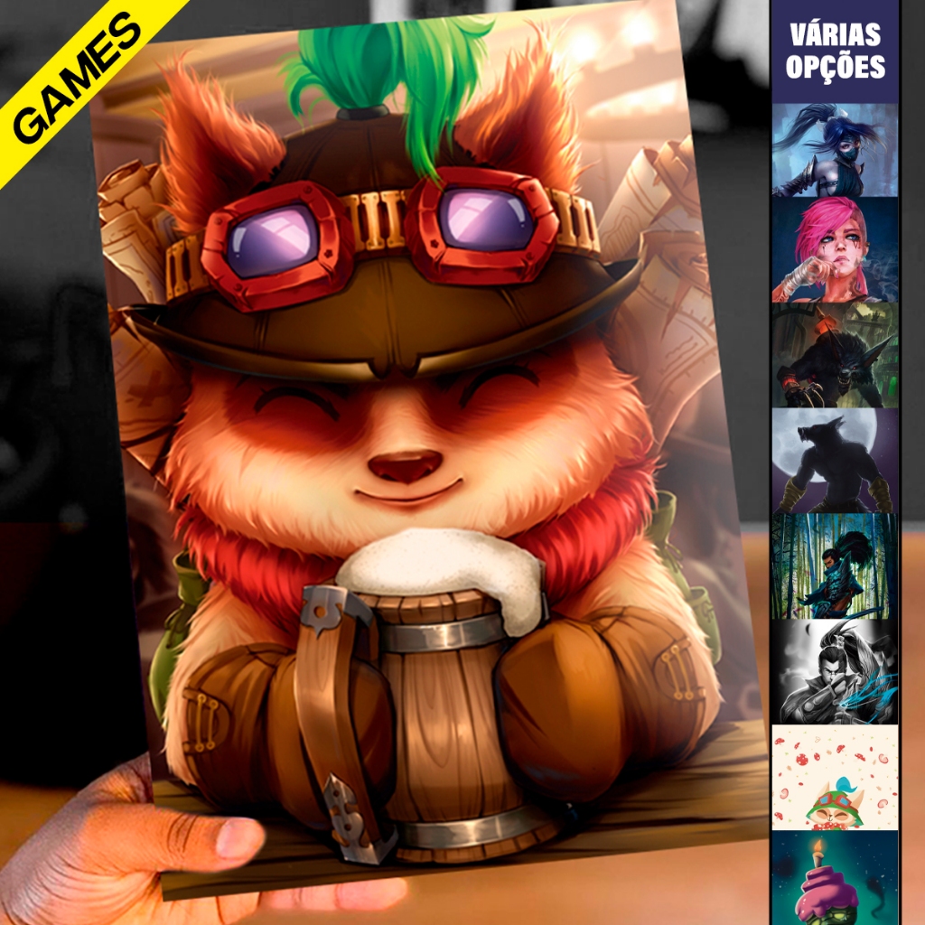 Caneca Mágica Illaoi Campeão Jogo League Of Legends LOL