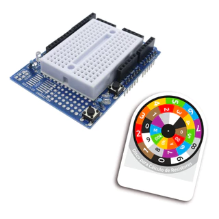 Protoshield Para Arduino + Mini Protoboard - Pronta Entrega