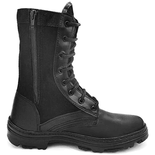 Bota Corturno Militar Motoqueiro de Segurança Masculina De Couro Legitimo Costurado Confortavel Impermeável Com Solado Antiderrapante Barato