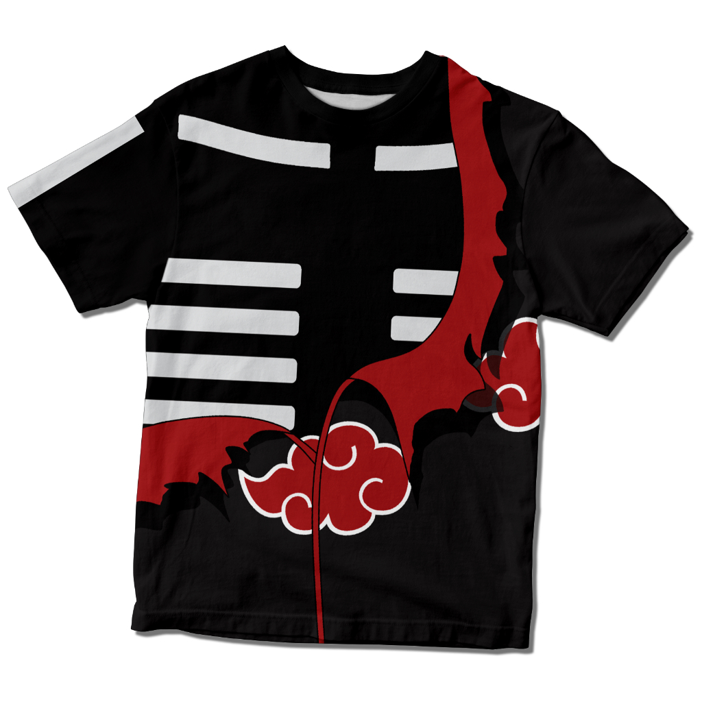 T-SHIRT QUALITY Camiseta nuvem akatsuki R$49,19 em