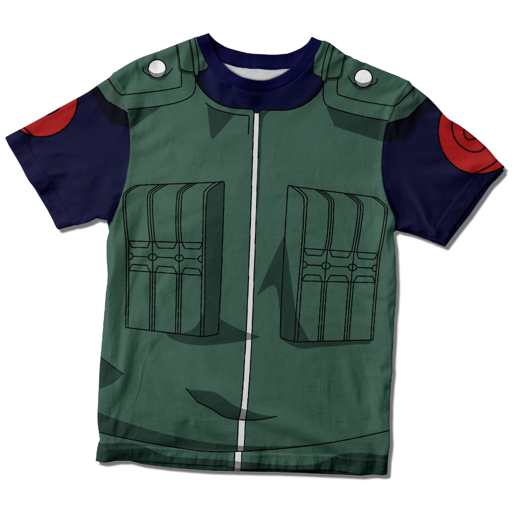 Camisa Camiseta 3D Kakashi Hatake Traje, Fantasia
