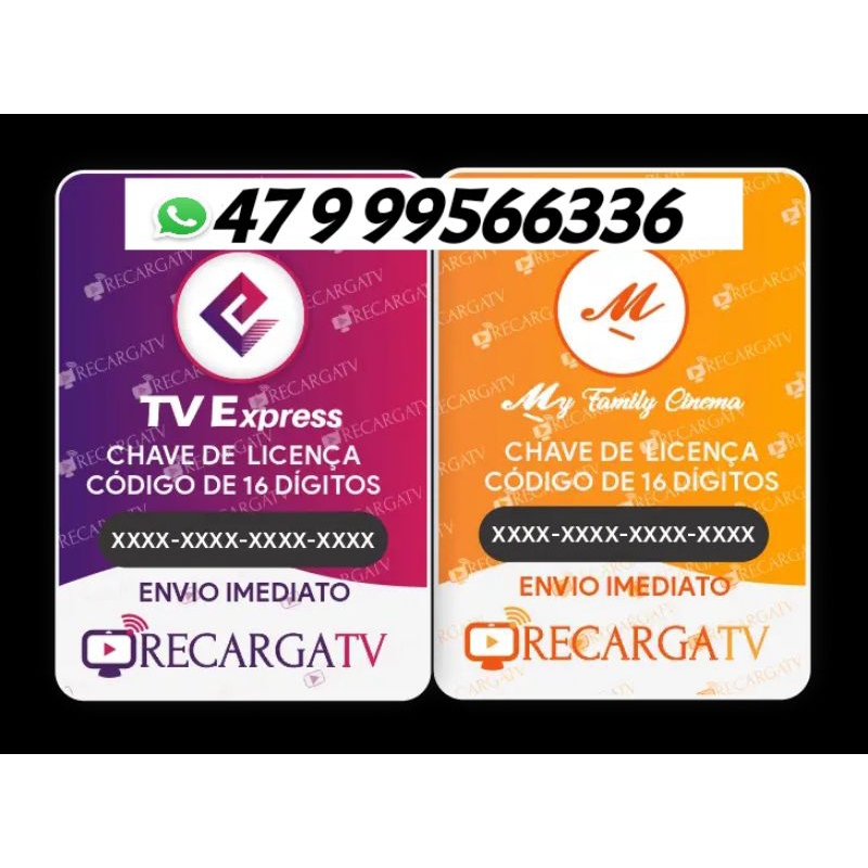 TVExpress Código de Recarga Anual - Recargas 24h