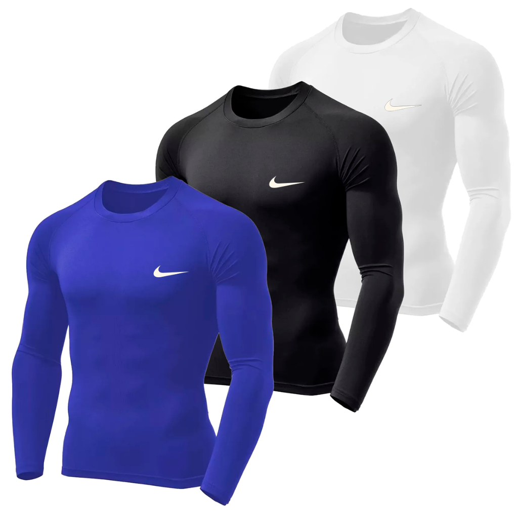 CAMISETA TÉRMICA NIKE TIGHT TOP M/L MASC. PTO