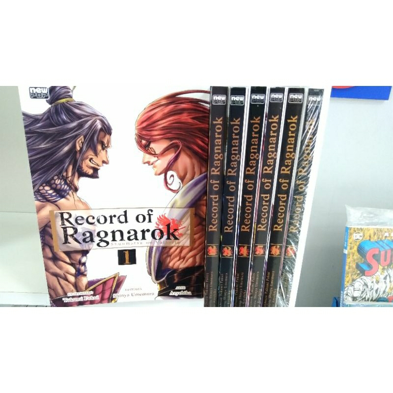 Record Of Ragnarok Vols. 1 + 2 + 3 + 4 KIT Mangá NewPOP Lacrados