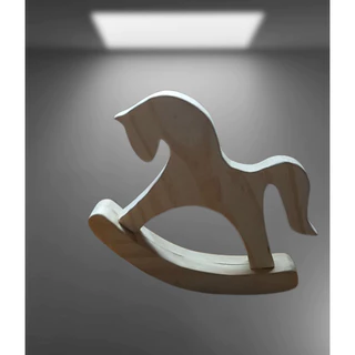 Brinquedo Cavalo Balanço Artesanal Resistente