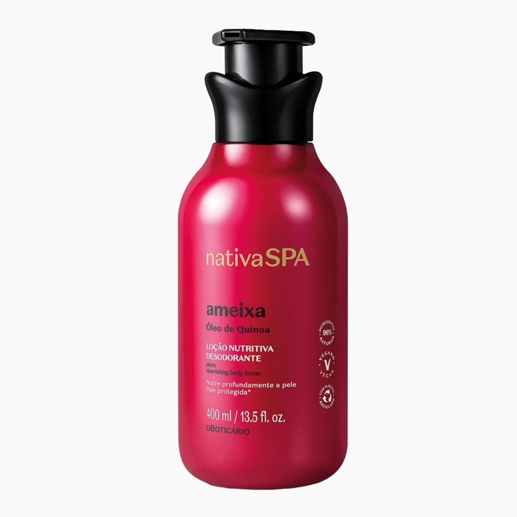 Creme, Loção Hidratante Nativa Spa Ameixa 400ml- O Boticário | Shopee ...