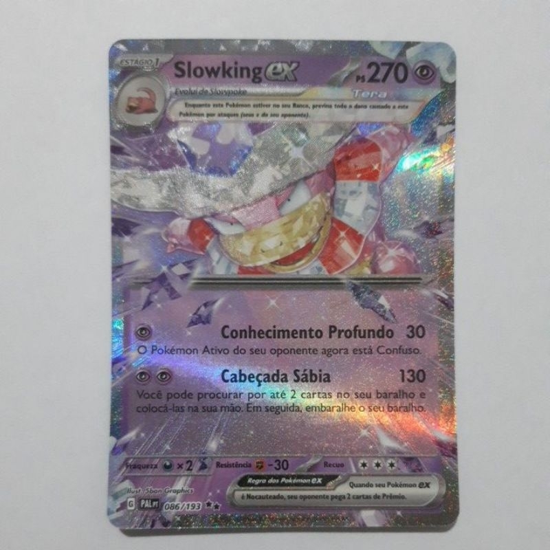 Carta Card Pokémon Slowking Ex