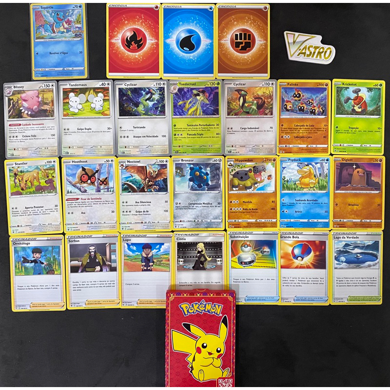 Box Cartas Pokemon Zacian V Fa Realeza Absoluta Copag - Deck de