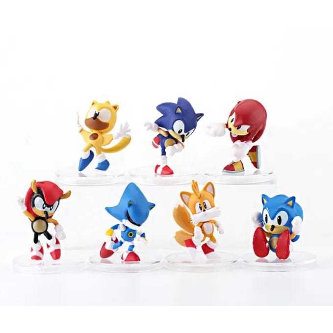 Knuckles - Sonic X - Arte em Miniaturas